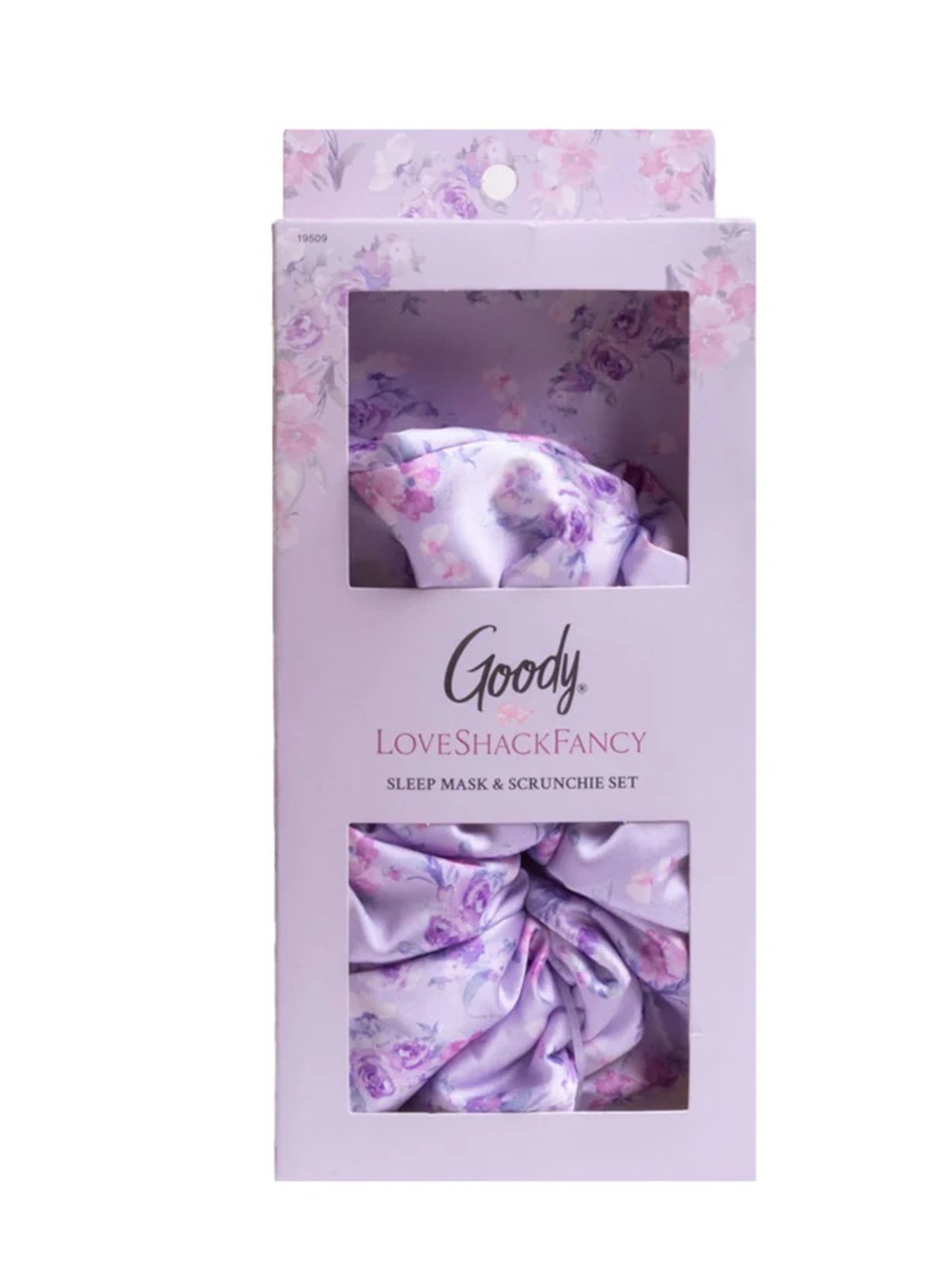 LoveShackFancy X Target SATIN Eye Mask & Pillow Scrunchie Set-Happy Thoughts NWT